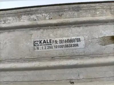 Peça sobressalente para automóvel em segunda mão intercooler por renault fluence 1.5 dci diesel fap 90 cv / 66 kw referências oem iam 144966078r  144966078r