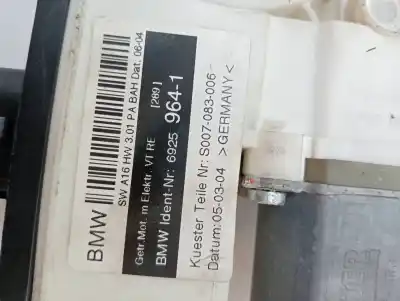 Second-hand car spare part passenger side right window regulator for bmw x3 (e83) 3.0 i xdrive oem iam references 67626925964  