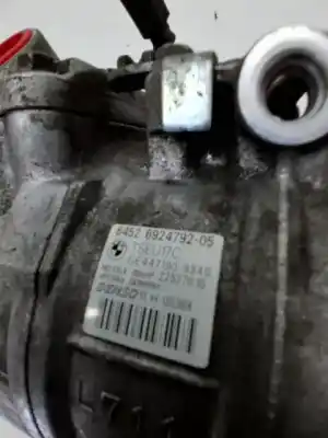Peça sobressalente para automóvel em segunda mão compressor de ar condicionado a/a a/c por bmw 3 touring (e91) 325 d referências oem iam 64526924792  6452692479205