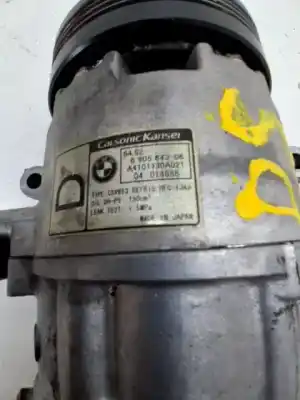 Peça sobressalente para automóvel em segunda mão compressor de ar condicionado a/a a/c por bmw 3 coupé (e46) 320 cd referências oem iam 64529145353  
