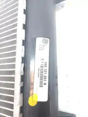 Second-hand car spare part water radiator for audi a3 (8p) a3 ii hayon fase 1 oem iam references 1k0121251n
