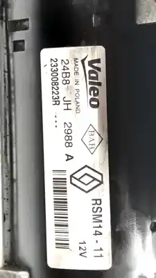 Second-hand car spare part starter motor for dacia duster dhd2 oem iam references 233008223r  