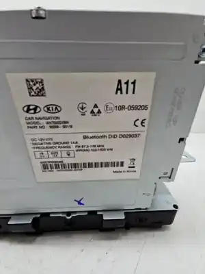 Second-hand car spare part multifunction display for kia niro (de) g4le oem iam references 96550g5110  