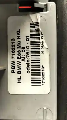 Second-hand car spare part left tailgate door light for bmw serie x3 (e83) 2.0d oem iam references 63217162213  