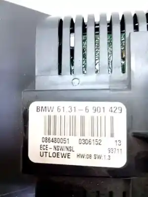 Second-hand car spare part headlights switch for bmw 3 coupé (e46) 320 ci oem iam references 61316901429  