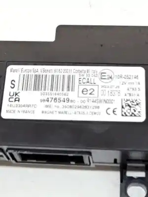 Second-hand car spare part electronic module for opel corsa f corsa-e (68) oem iam references 9847654980  