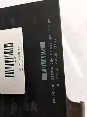 Second-hand car spare part ecu engine control for seat toledo (1m2) * oem iam references 1c0959799f03k  
