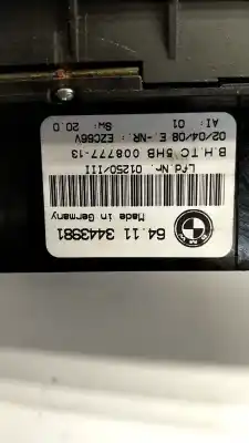 Peça sobressalente para automóvel em segunda mão comando de sofagem (chauffage / ar condicionado)  por bmw serie x3 (e83) 2.0d referências oem iam 64113446797  