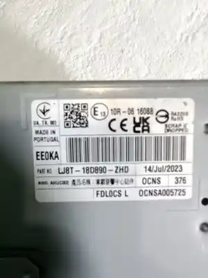 Peça sobressalente para automóvel em segunda mão sistema de áudio / rádio cd por ford mustang mach-e mach-e select rwd referências oem iam 2723717  lj8t18d890zhd