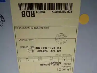 Second-hand car spare part AUDIO SYSTEM / RADIO CD for HYUNDAI I30 RANCHERA FAMILIAR (GD)  OEM IAM references 96170-A6210GU  