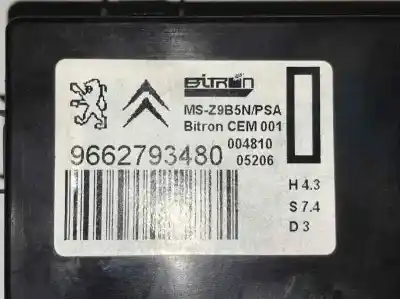 Second-hand car spare part electronic module for citroen c6 (td_) 2.7 hdi oem iam references 9662793480