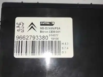 Second-hand car spare part electronic module for citroen c6 (td_) 2.7 hdi oem iam references 9662793380