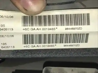 Pezzo di ricambio per auto di seconda mano kit airbag per citroen c6 (td_) 2.7 hdi riferimenti oem iam   