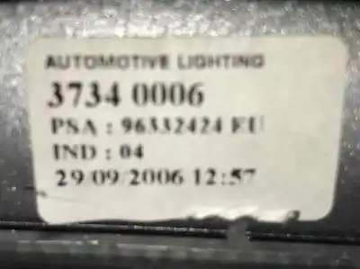 Second-hand car spare part interior light for citroen c6 (td_) 2.7 hdi oem iam references 96332424