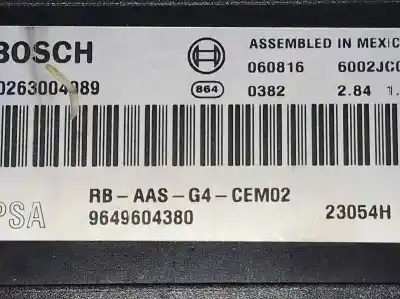 Second-hand car spare part electronic module for citroen c6 (td_) 2.7 hdi oem iam references 9649604380