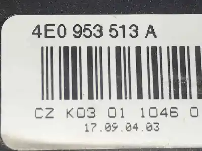 Second-hand car spare part indicator switch for audi a8 (4e2) 3.0 tdi quattro oem iam references 4e0953513a  