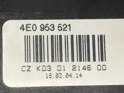 Second-hand car spare part  for AUDI A8 (4E2)  OEM IAM references 4E0953521  