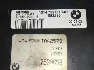 Автозапчасти б/у блок управления двигателем за mini mini (r50, r53) cooper ссылки oem iam 1214752761001  