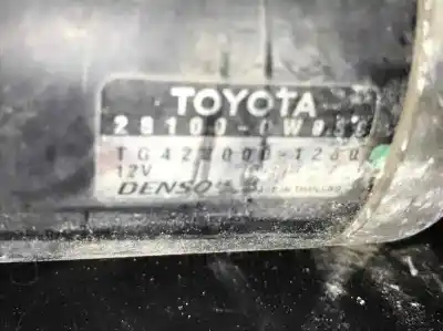 Peça sobressalente para automóvel em segunda mão motor de arranque por mini mini (r50, r53) one d referências oem iam 281000w080  tg4280001280