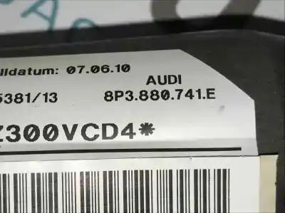 Second-hand car spare part  for AUDI A3 (8P)  OEM IAM references 8P3880741E   Second-hand car spare part  for AUDI A3 (8P)  OEM IAM references 8P3880741E