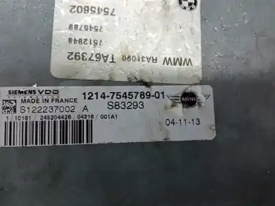 Автозапчастина б/у ебу контролер двигуна для mini mini (r50, r53) one посилання на oem iam 1214754578901  