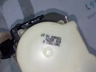 Second-hand car spare part central rear seat belt for jaguar xf 2.7 v6 diesel cat oem iam references 34017852b