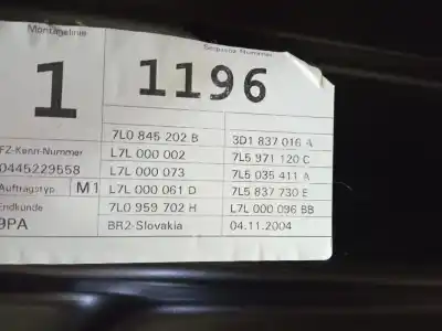 Pièce détachée automobile d'occasion léve glace arrière gauche pour porsche cayenne (typ 9pa) básico références oem iam   