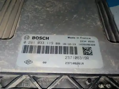 Автозапчастина б/у ебу контролер двигуна для renault clio iv (bh_) 1.5 dci 75 посилання на oem iam 237106319r  