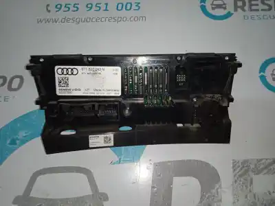 Peça sobressalente para automóvel em segunda mão comando de sofagem (chauffage / ar condicionado) por audi a4 b8 (8k2) 2.0 tdi referências oem iam 8t1820043n   Peça sobressalente para automóvel em segunda mão comando de sofagem (chauffage / ar condicionado) por audi a4 b8 (8k2) 2.0 tdi referências oem iam 8t1820043n