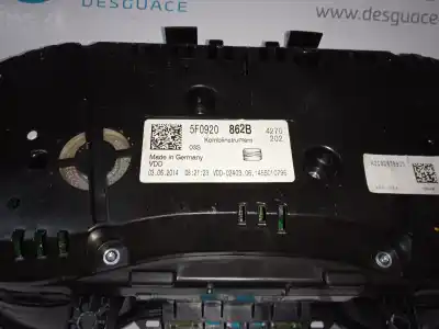 Peça sobressalente para automóvel em segunda mão quadrante por seat leon (5f1) 1.2 tsi referências oem iam 5f0920862b