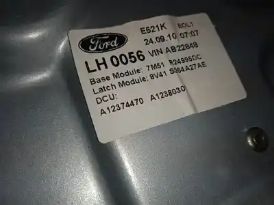 Peça sobressalente para automóvel em segunda mão elevador de vidros traseiro esquerdo por ford kuga (cbv) 2.0 tdci cat referências oem iam 7m51r24995dc