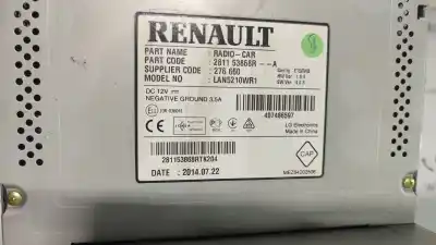 Автозапчасти б/у gps-навигационная система за renault clio iv (bh_) 0.9 tce 90 ссылки oem iam 28115386r  