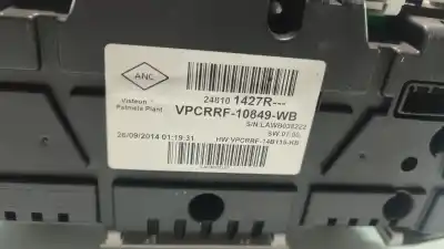 Автозапчасти б/у приборная доска за renault clio iv (bh_) 1.5 dci 75 ссылки oem iam 248101427r  