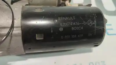 Second-hand car spare part starter motor for renault scénic iii (jz0/1_) 1.9 dci (jz0j, jz1j, jz1k, jz1s) oem iam references 8200741476  