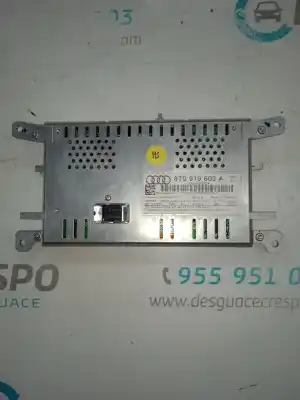 Peça sobressalente para automóvel em segunda mão display gps / multimídia por audi a4 b8 (8k2) 2.0 tdi referências oem iam 8t0919603a