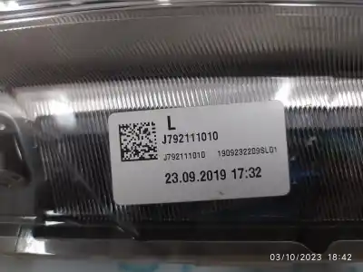 Second-hand car spare part left headlight for kia ceed (cd) 1.6 crdi 136 oem iam references 92101j7050  