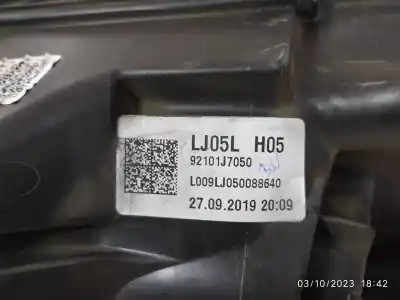 Second-hand car spare part left headlight for kia ceed (cd) 1.6 crdi 136 oem iam references 92101j7050  