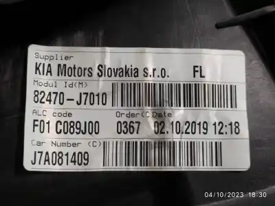 Second-hand car spare part driver left window regulator for kia ceed (cd) 1.6 crdi 136 oem iam references 82470j7010  