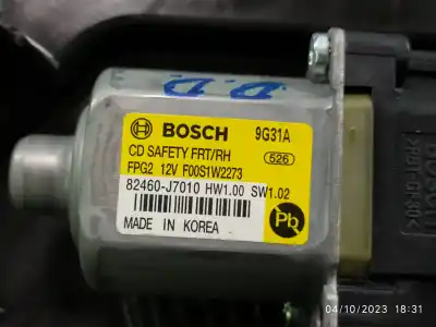 Second-hand car spare part passenger side right window regulator for kia ceed (cd) 1.6 crdi 136 oem iam references 82480j7010  82460j7010