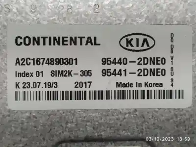 Second-hand car spare part automatic gearbox control unit for kia ceed (cd) 1.6 crdi 136 oem iam references 954402dne0 954412dne0 a2c1674890301