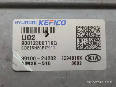 Second-hand car spare part ecu engine control for kia ceed (cd) 1.6 crdi 136 oem iam references 391002u202