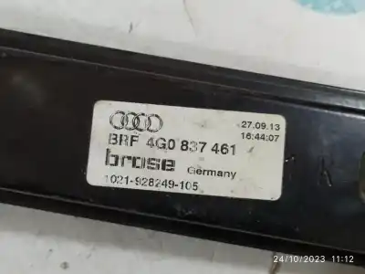 Peça sobressalente para automóvel em segunda mão elevador de vidros dianteira esquerda por audi a6 lim. (4g2) 3.0 tdi referências oem iam 4g0837461