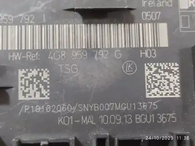 Second-hand car spare part electronic module for audi a6 lim. (4g2) 3.0 tdi oem iam references 4g8959795g  4g8959795i