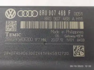 Peça sobressalente para automóvel em segunda mão módulo eletrônico por audi a4 b8 (8k2) 2.0 tdi referências oem iam 8r0907468f  8r0907468a Peça sobressalente para automóvel em segunda mão módulo eletrônico por audi a4 b8 (8k2) 2.0 tdi referências oem iam 8r0907468f  8r0907468a