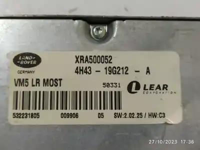 Pezzo di ricambio per auto di seconda mano modulo elettronico per land rover range rover (lm) 3.0 td6 riferimenti oem iam xra500052