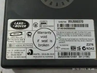 Автозапчасти б/у электронный модуль за land rover range rover (lm) 3.0 td6 ссылки oem iam xvj500370  