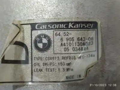 Second-hand car spare part air conditioning compressor for bmw x3 (e83) 2.0 16v diesel cat oem iam references 690564308  a4101130a023