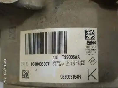 Автозапчастина б/у компресор кондиционера для dacia duster 1.5 dci diesel fap cat посилання на oem iam 926005154r  t99006aa Автозапчастина б/у компресор кондиционера для dacia duster 1.5 dci diesel fap cat посилання на oem iam 926005154r  t99006aa
