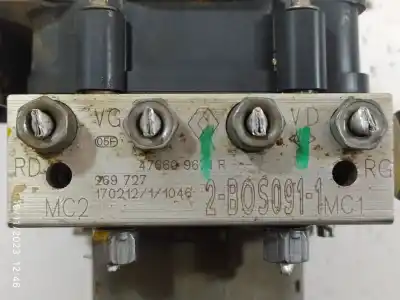 Second-hand car spare part Abs for DACIA DUSTER 1.5 dCi Diesel FAP CAT OEM IAM references 476609671R  