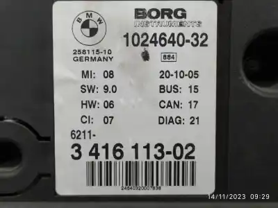 Peça sobressalente para automóvel em segunda mão quadrante por bmw x3 (e83) 2.0 16v diesel cat referências oem iam 25811510 341611302 102464032
